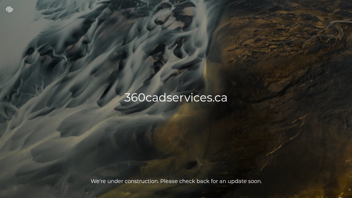 Screenshot of 360cadservices.ca interface