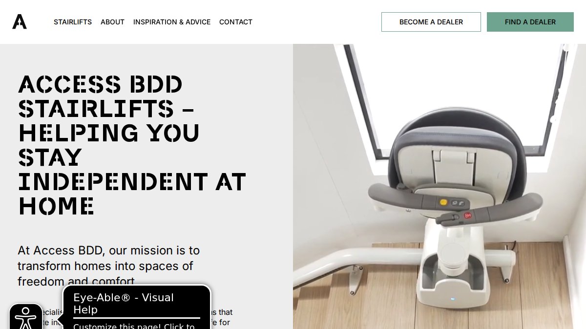 Screenshot of accessbdd.com interface