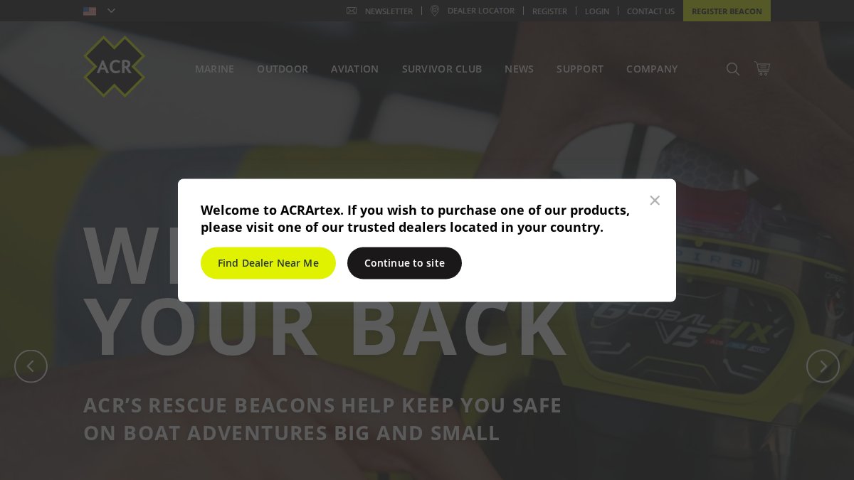 7 Best Emergency Beacons for Car Breakdowns 2026 Screenshot of acrartex.com interface