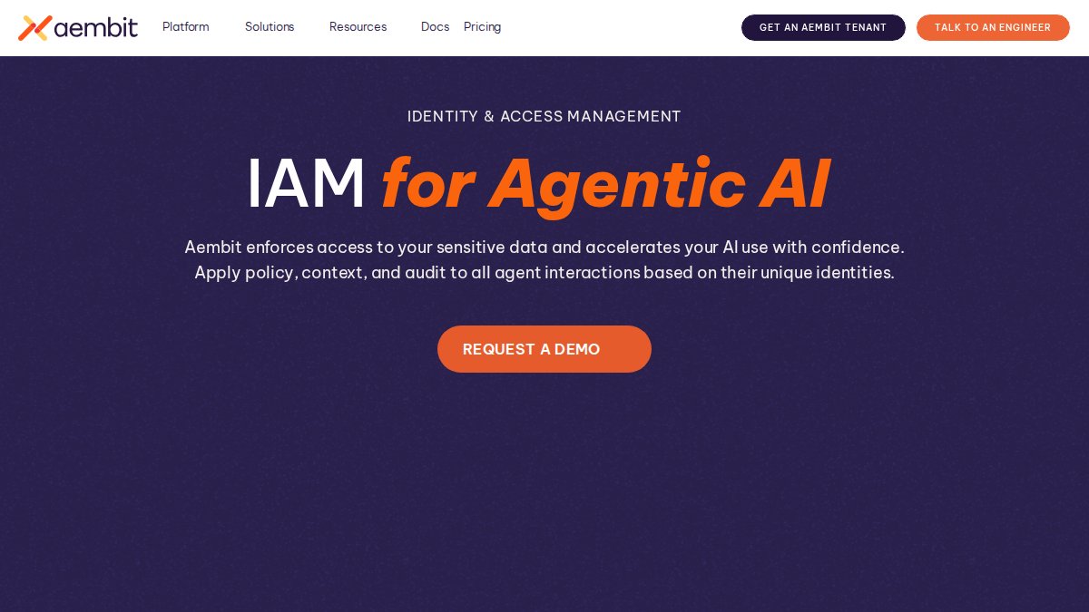 Screenshot of aembit.io interface
