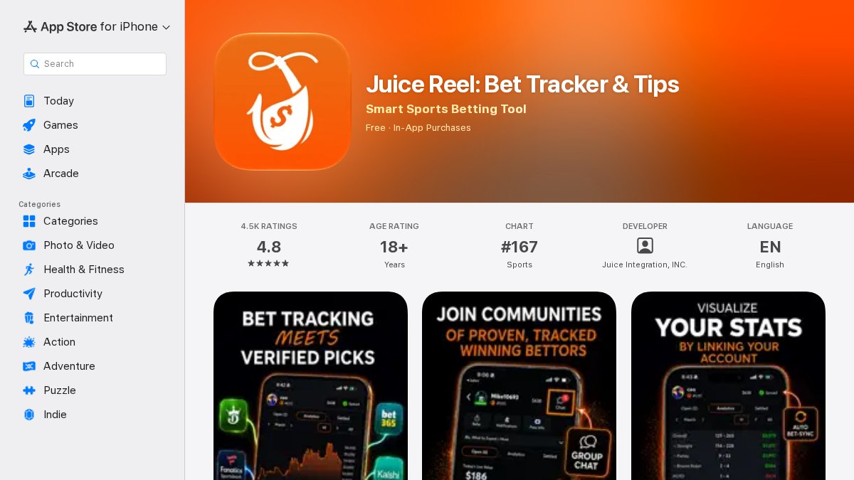 Screenshot of Id1527960097 page on apps.apple.com