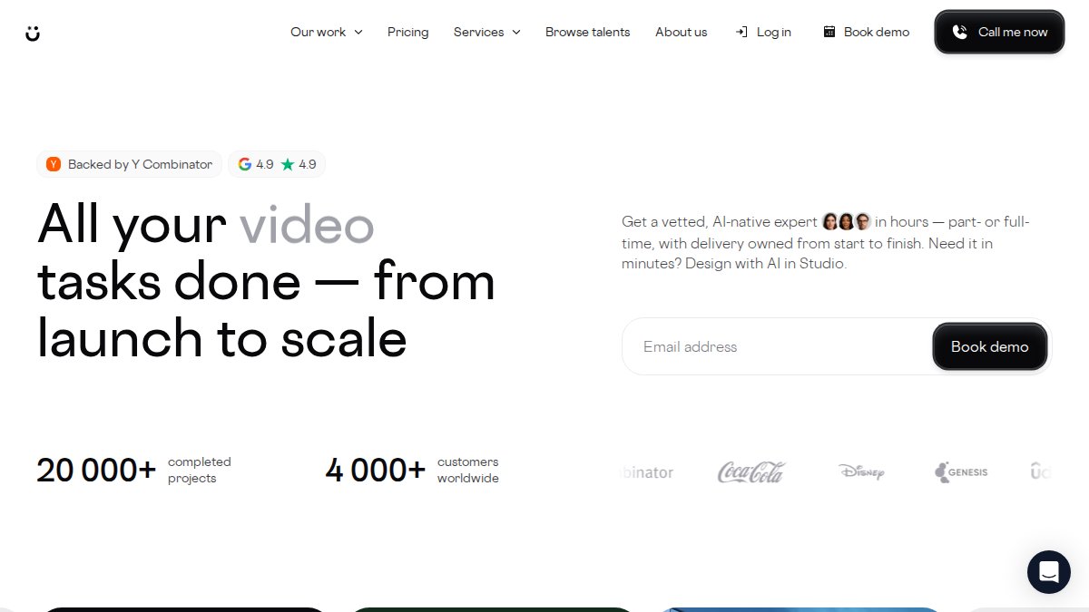Screenshot of awesomic.com interface