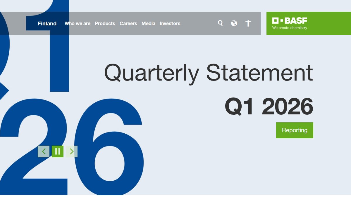 Screenshot of basf.com interface