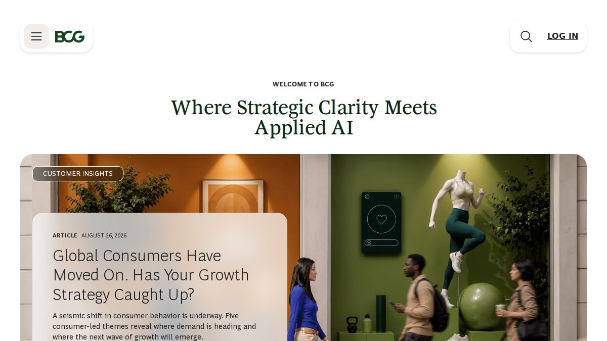 Screenshot of En Gb page on bcg.com