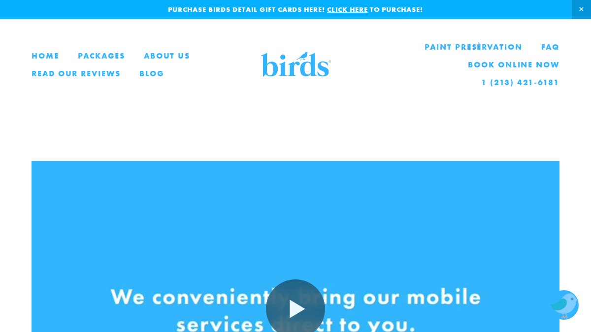 Screenshot of birdsdetail.com interface