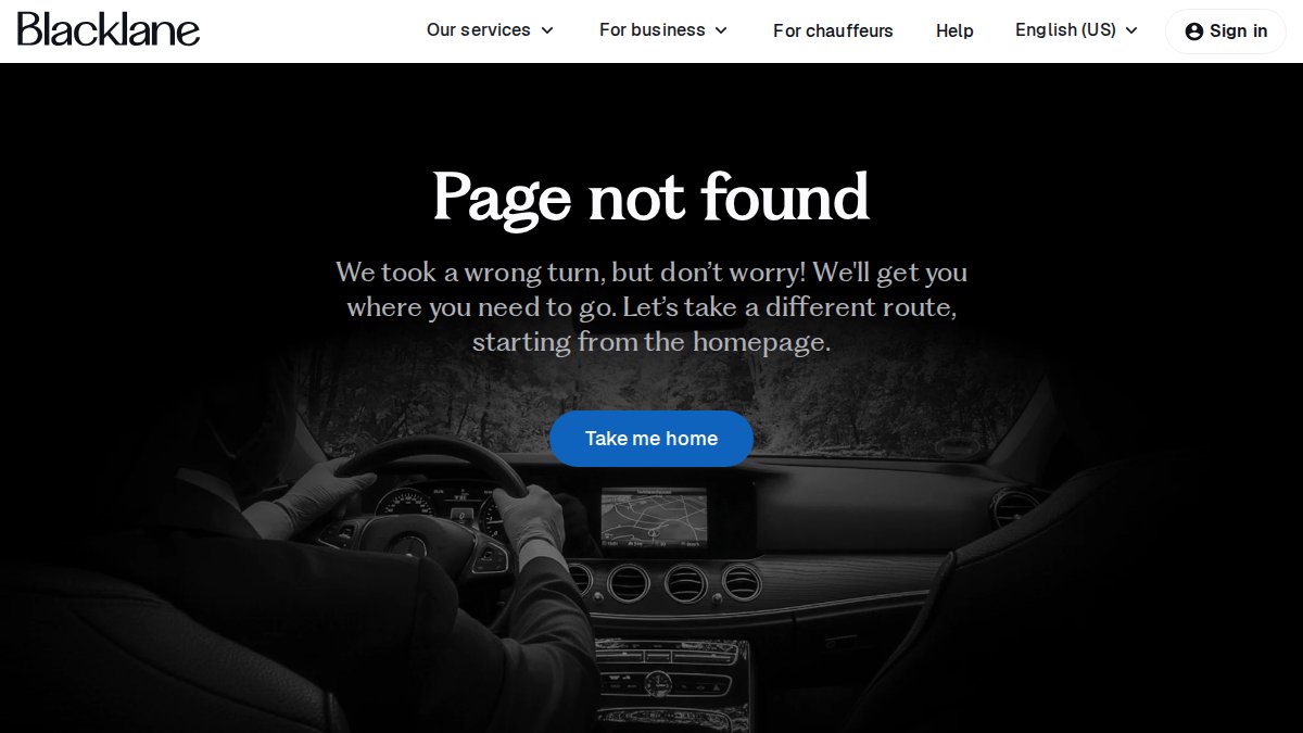 Screenshot of Sydney page on blacklane.com