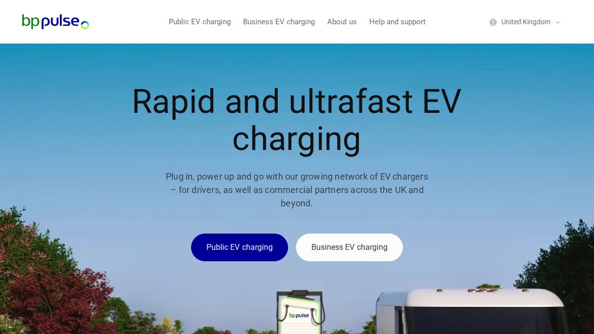 Screenshot of bppulse.co.uk interface