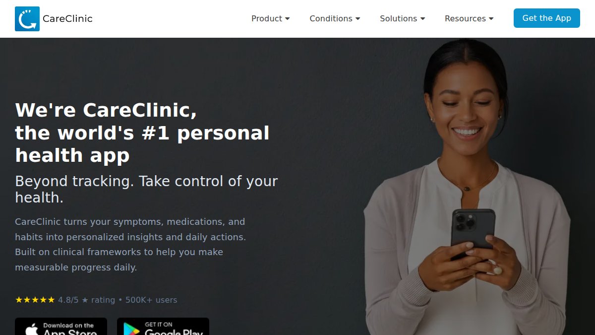 Health Tracker: Symptoms, Meds, Chronic Illness | CareClinic App