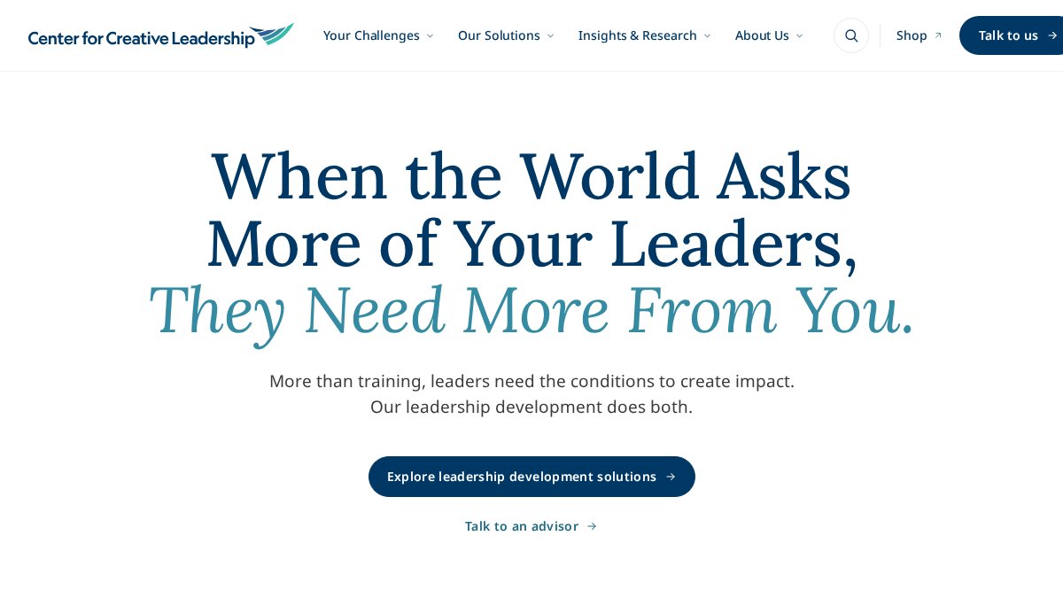 Screenshot of ccl.org interface
