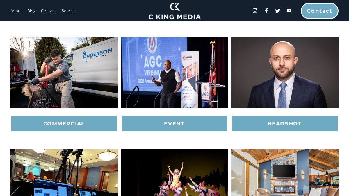 Screenshot of ckingmedia.com interface