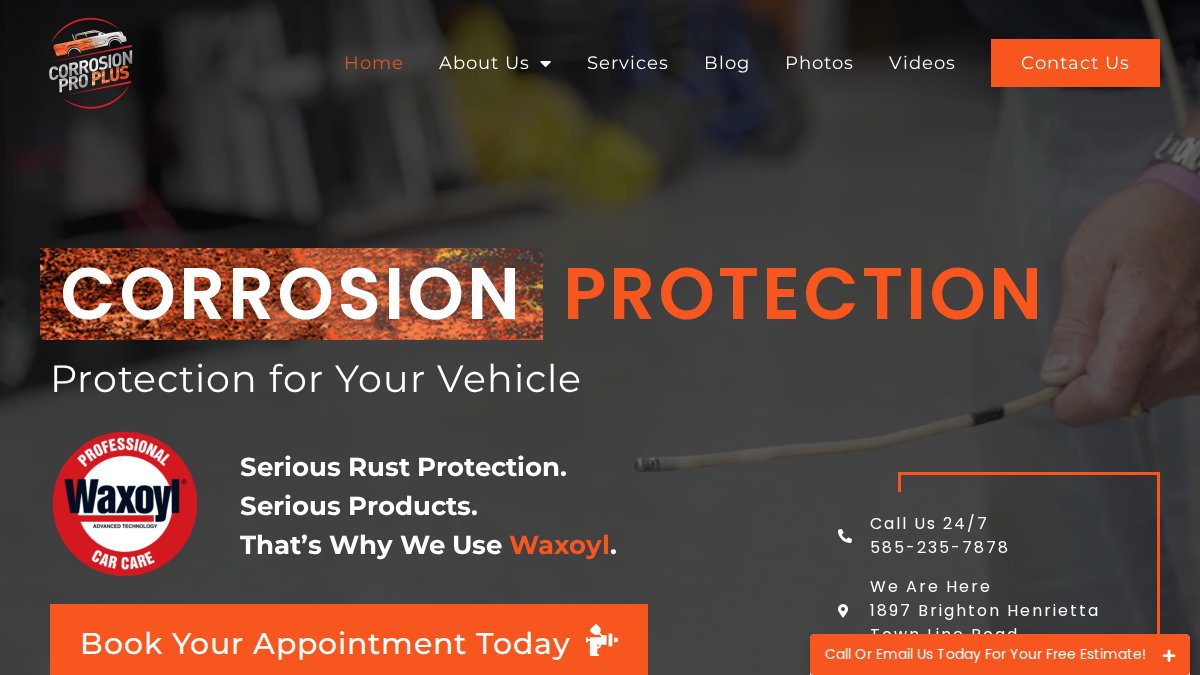 Corrosion Pro Plus | Rochester, NY Undercoating