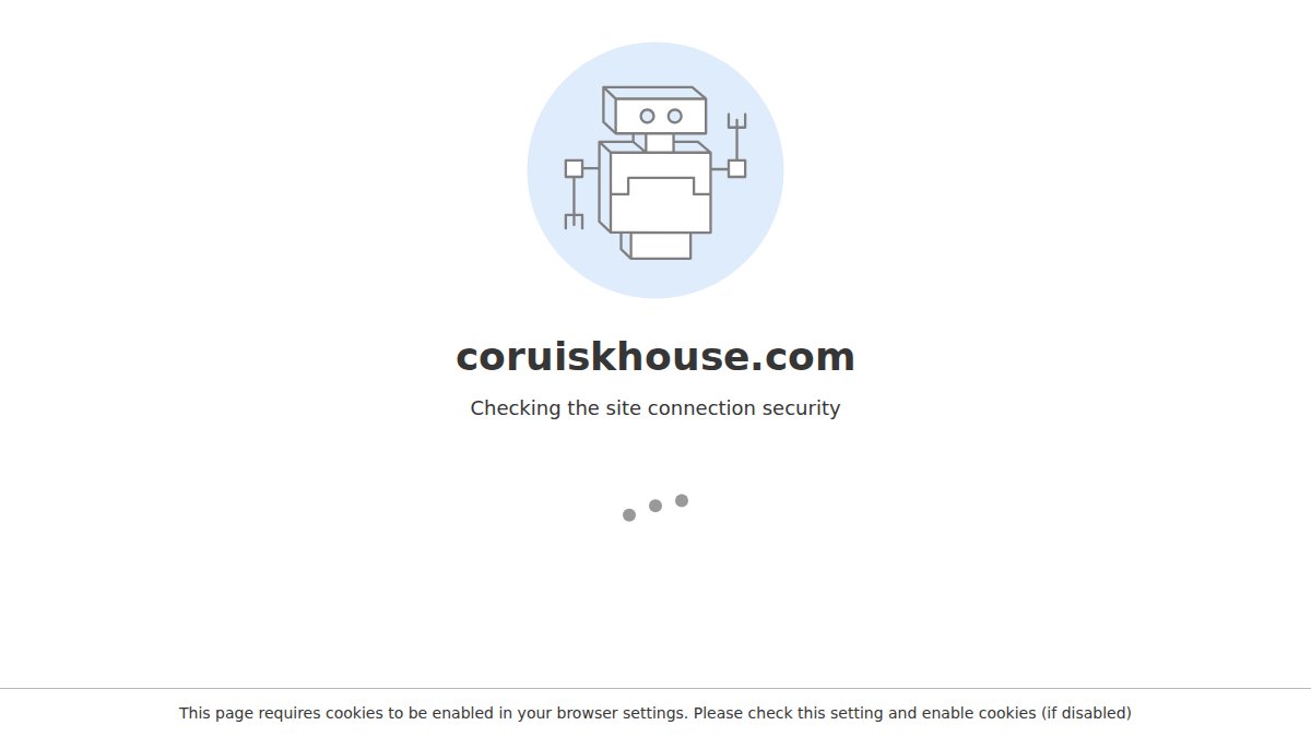 Screenshot of coruiskhouse.com interface