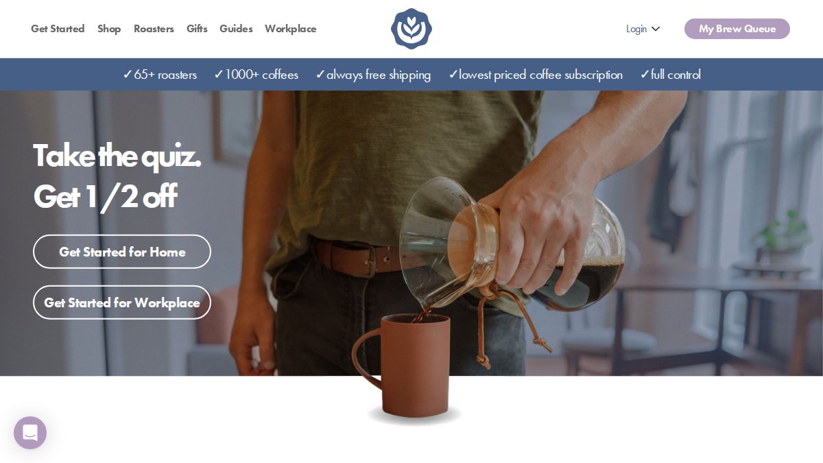 Screenshot of crema.co interface
