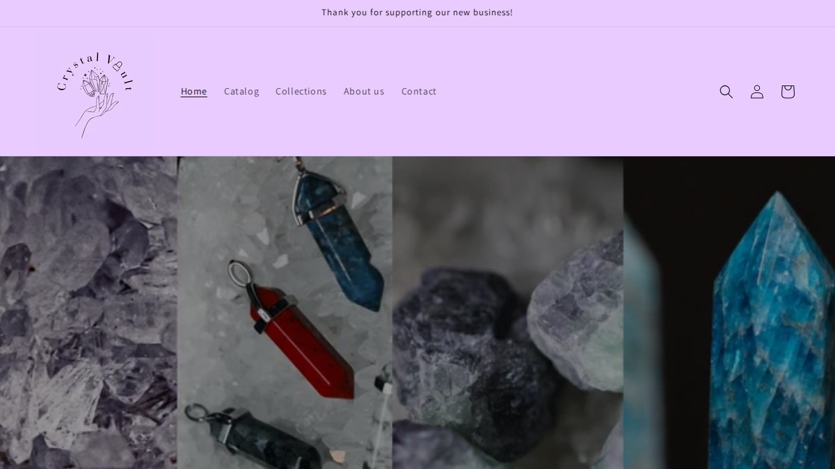 Crystalvault website