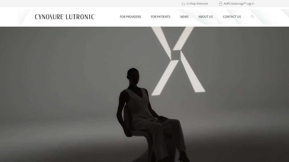 Screenshot of cynosure.com interface