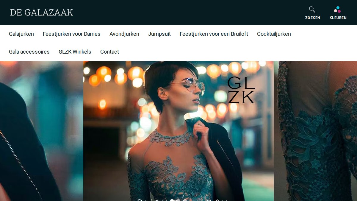 Screenshot of degalazaak.nl interface
