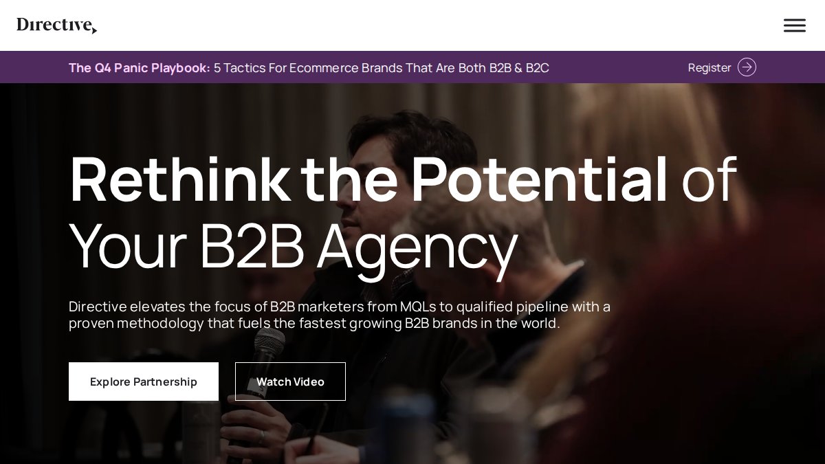 B2B Marketing Agency Driving Sustainable Growth - Directive