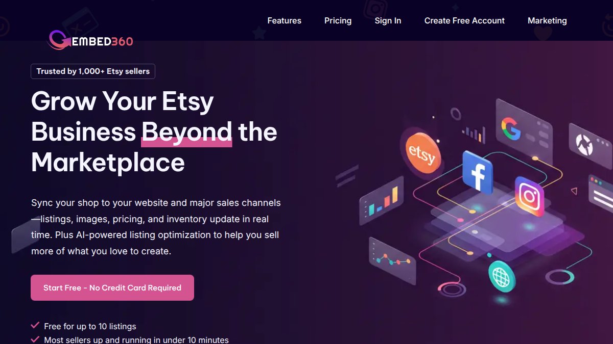 Screenshot of embed360.co interface