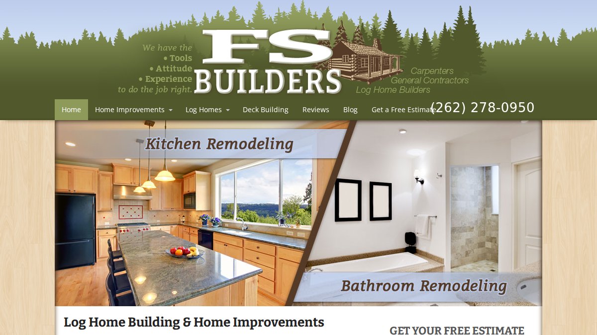 Screenshot of fsbuilders.net interface