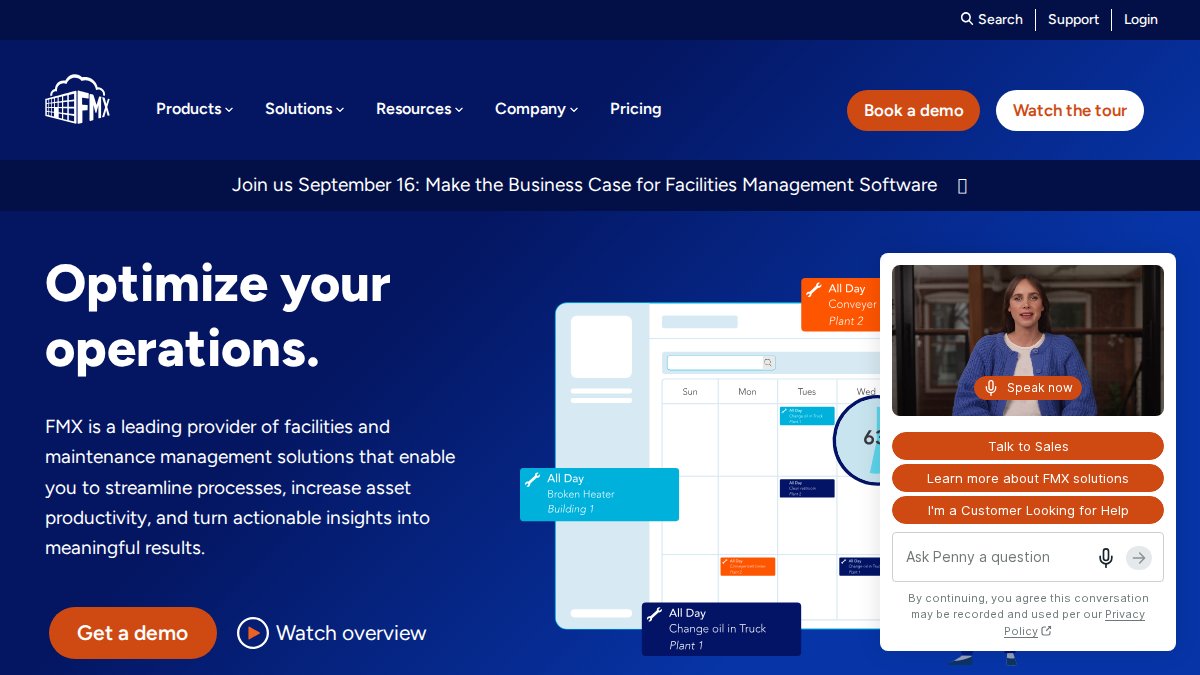 Screenshot of gofmx.com interface