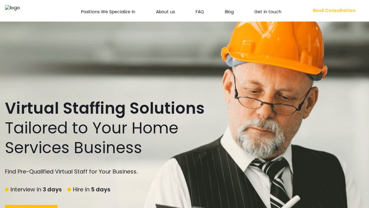 Screenshot of hardhathelpers.com interface