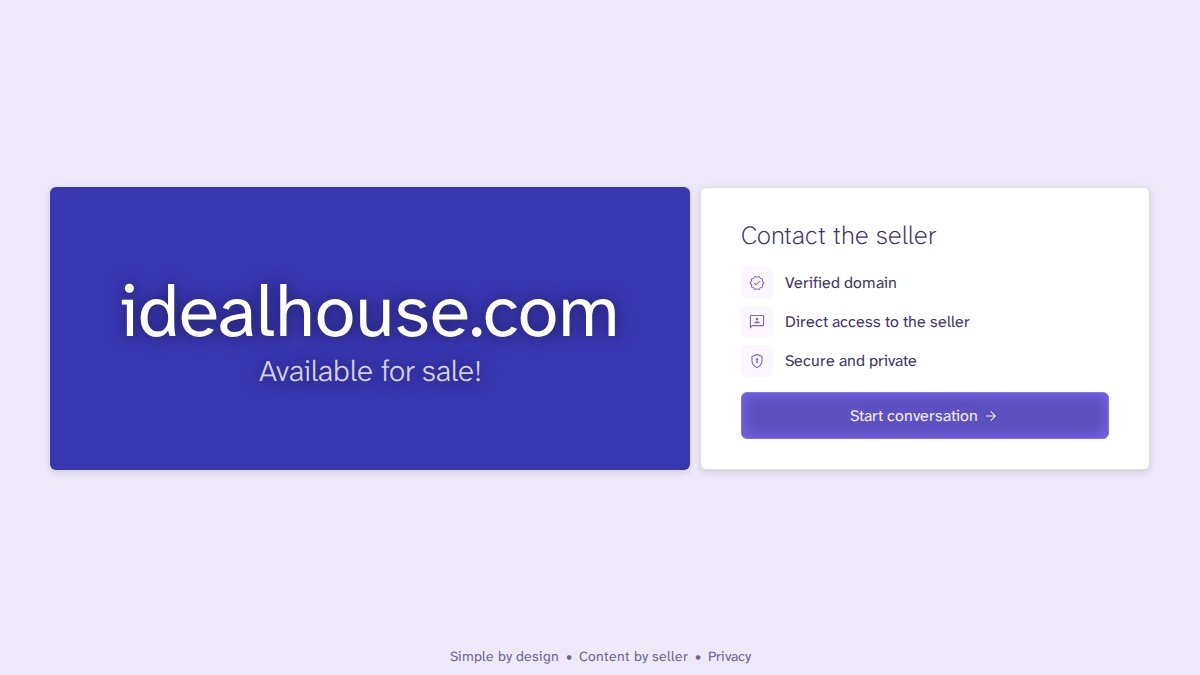 Screenshot of Room Visualizer page on idealhouse.com