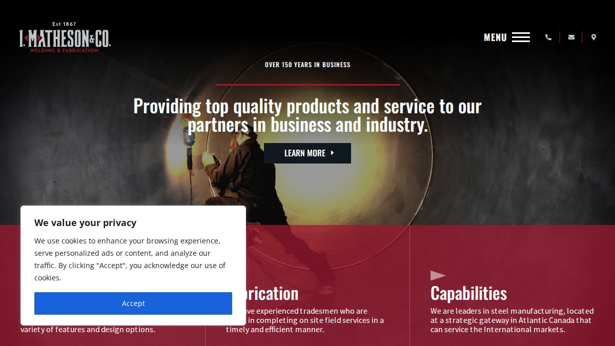 Screenshot of imco.ns.ca interface