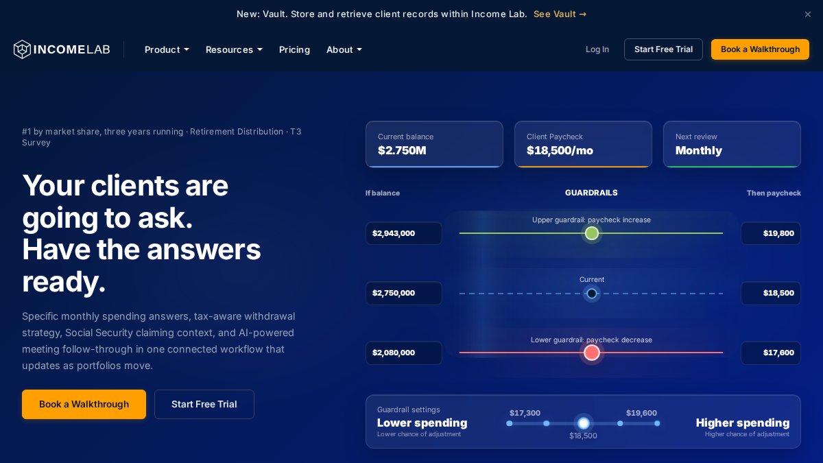 Retirement Income Planning Software | Income Lab