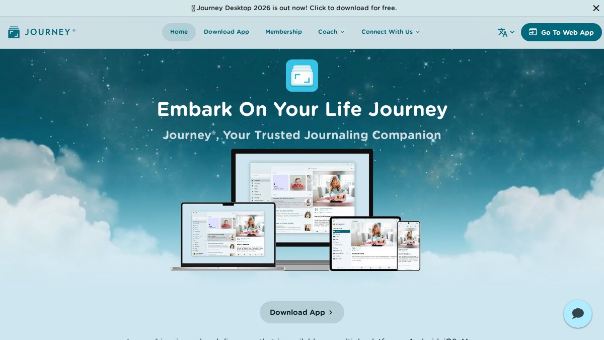 Screenshot of journey.cloud interface