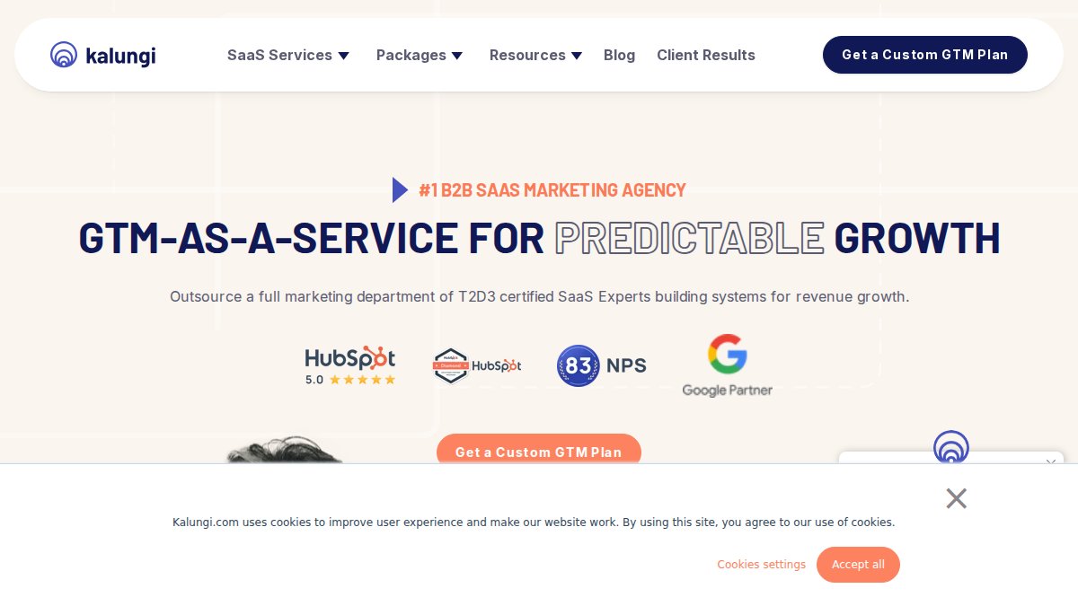 Screenshot of kalungi.com interface