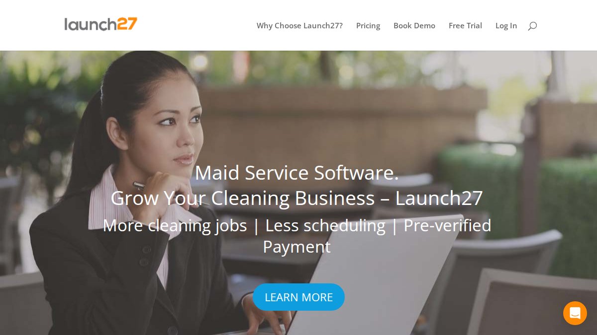 Screenshot of launch27.com interface