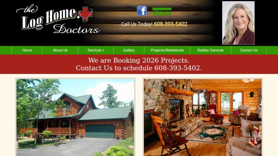 Screenshot of loghomedoctors.net interface