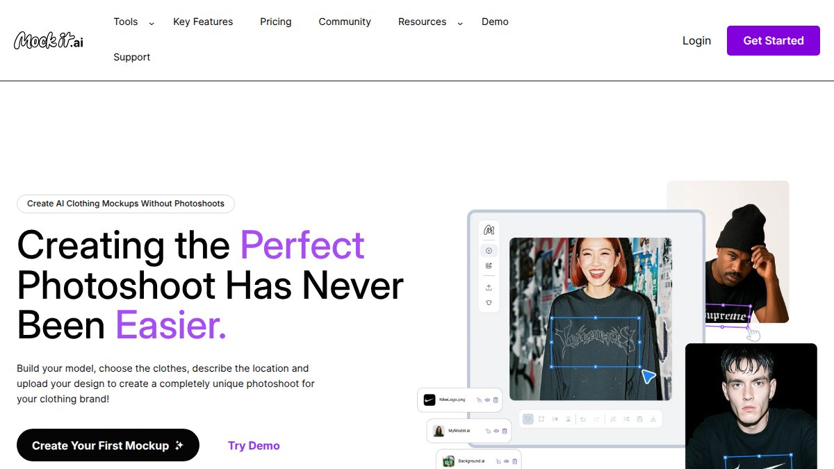 Screenshot of mockit.ai interface
