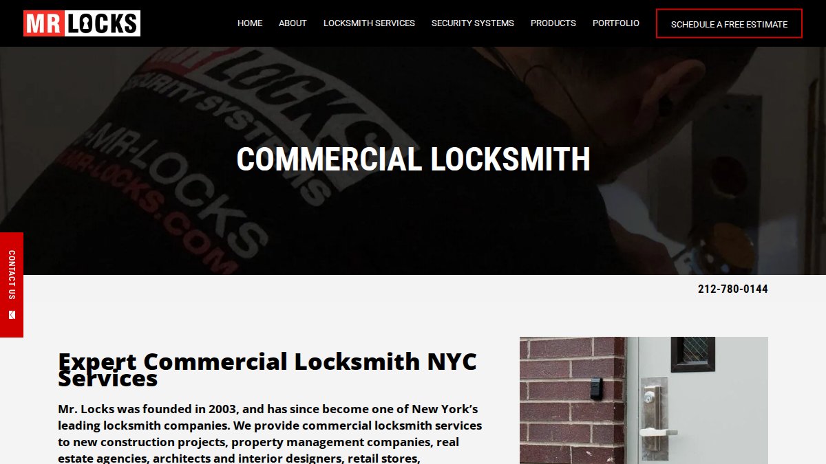 Commercial Locksmith NYC | Business Locksmith Services | Mr. Locks