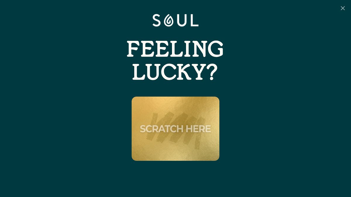 Screenshot of mysoulcbd.com interface