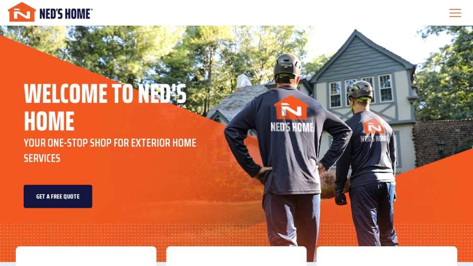 Screenshot of nedshome.com interface