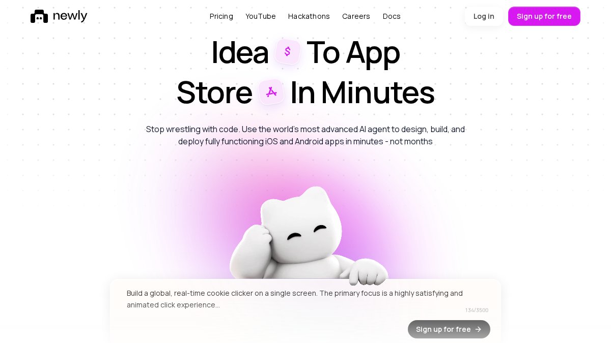 Newly AI | Build Native iOS & Android Apps with AI
