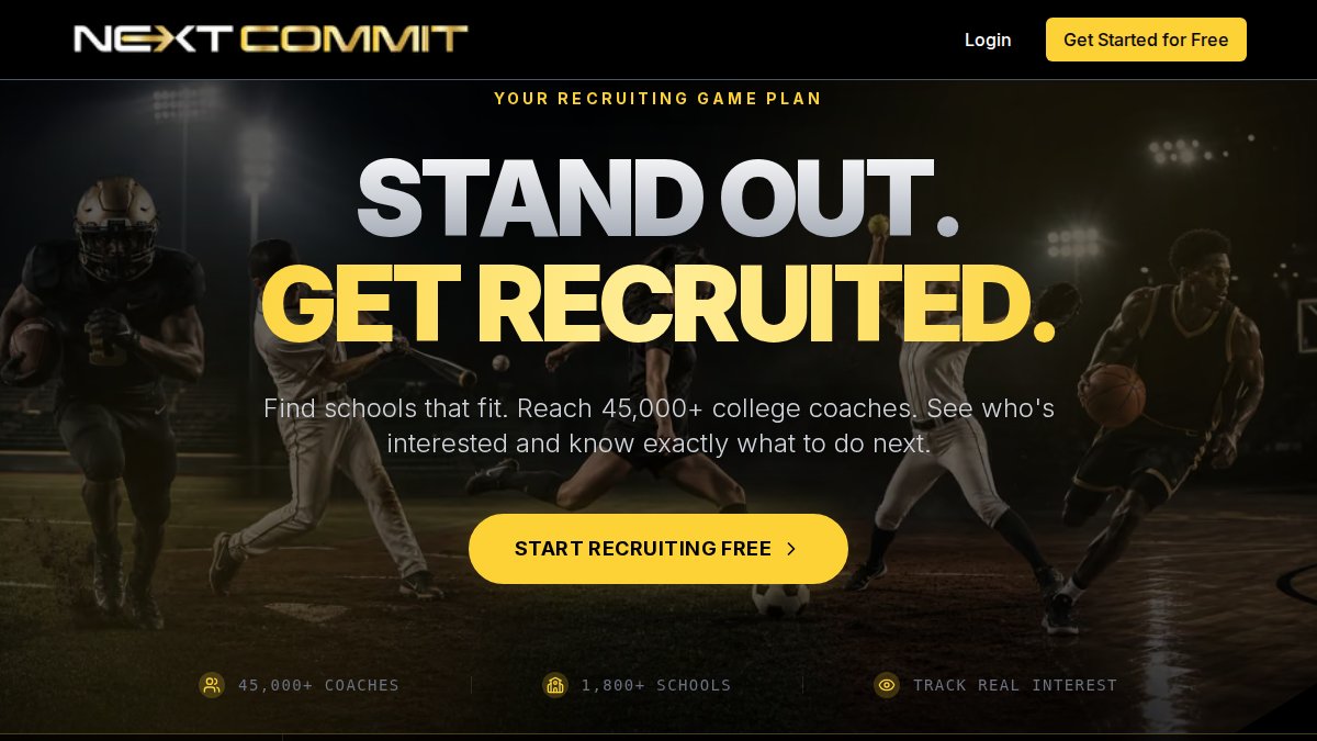 Screenshot of nextcommit.ai interface