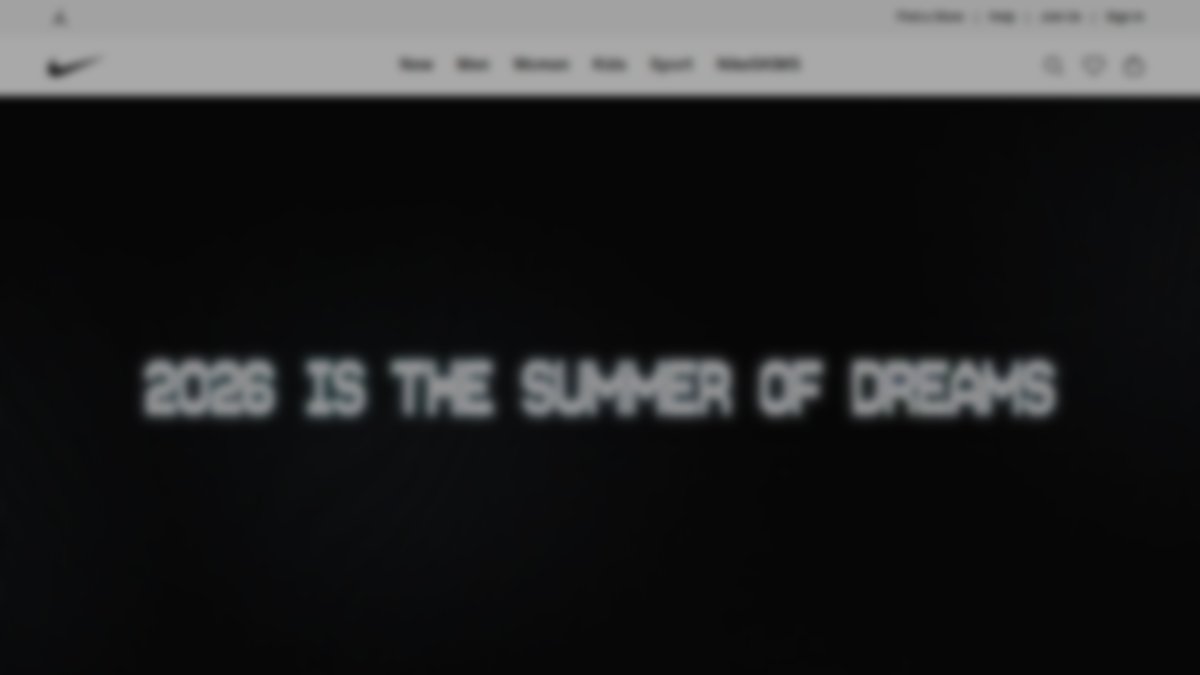 Screenshot of nike.com interface