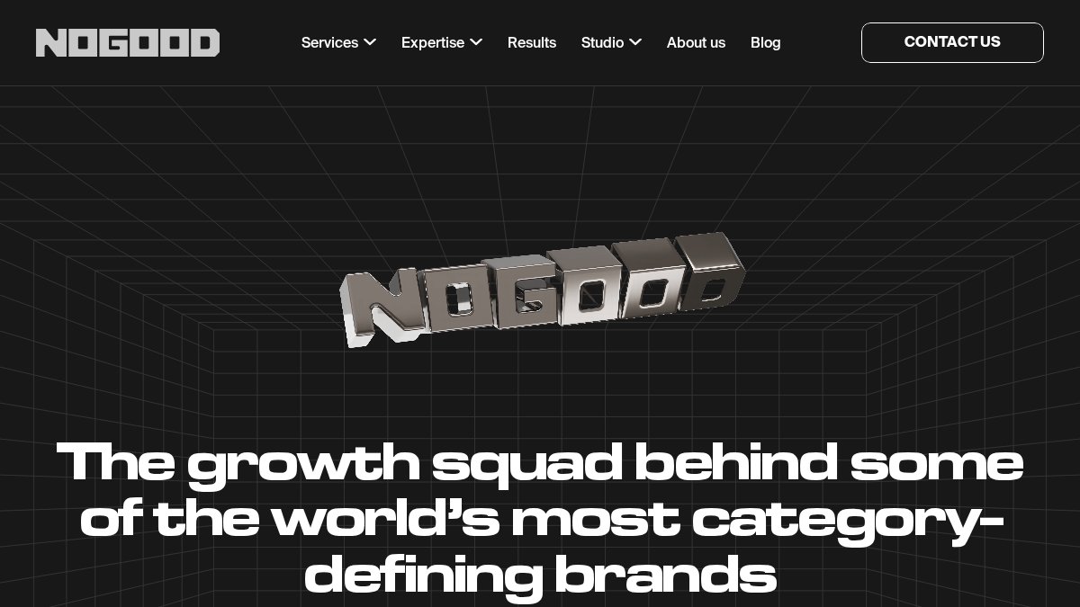 Screenshot of nogood.io interface