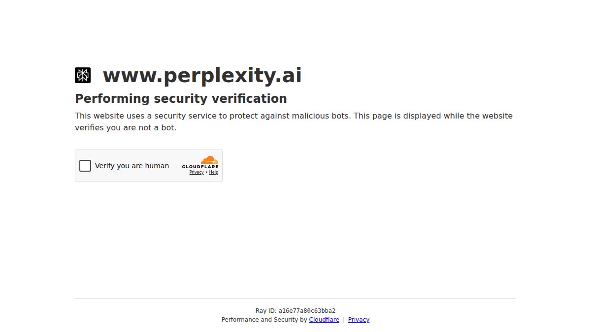 Screenshot of perplexity.ai interface