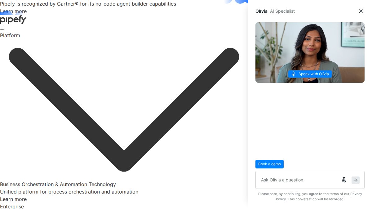 Screenshot of pipefy.com interface