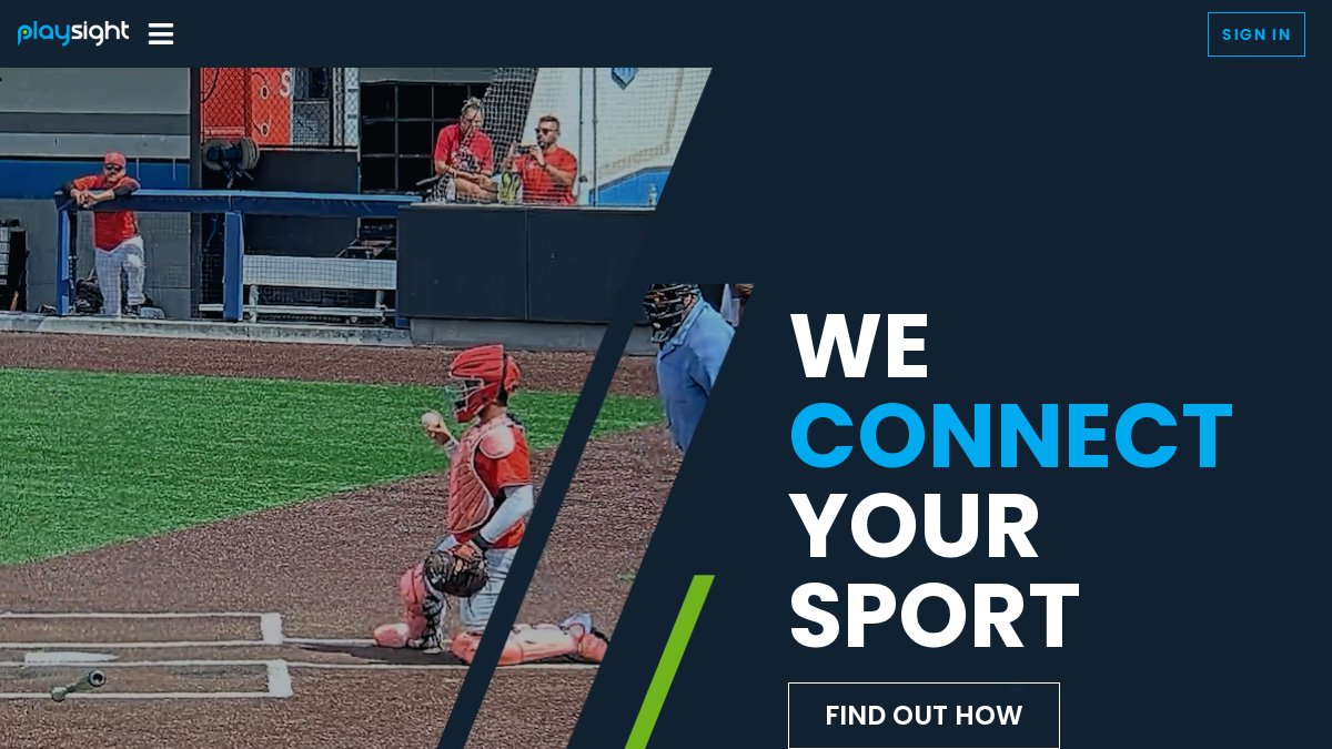 Screenshot of playsight.com interface