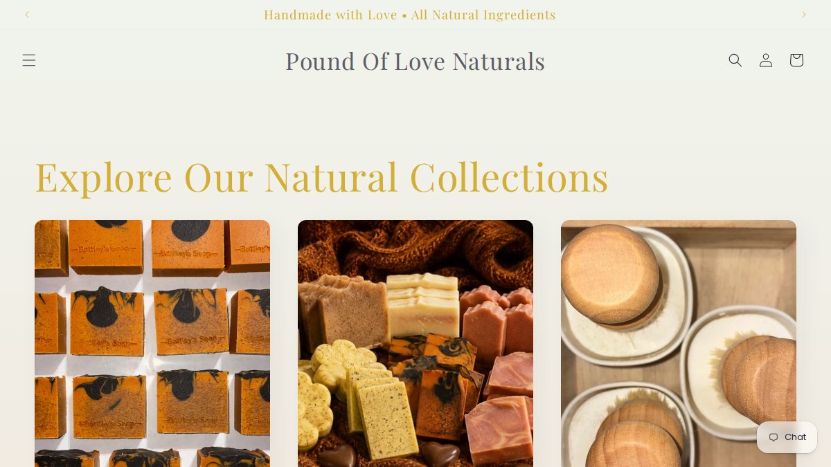 Screenshot of Pound Of Love Aloe Loc Hydration Mist page on poundoflovenaturals.com
