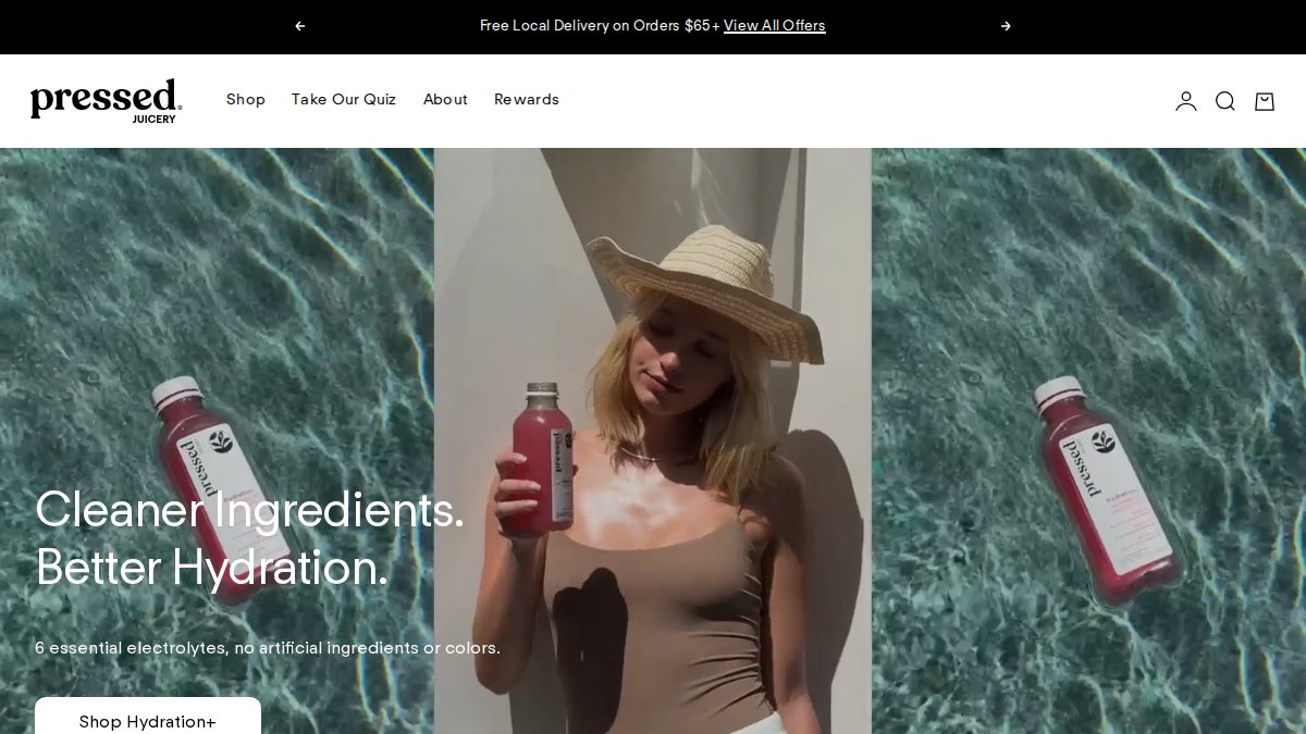Screenshot of pressed.com interface