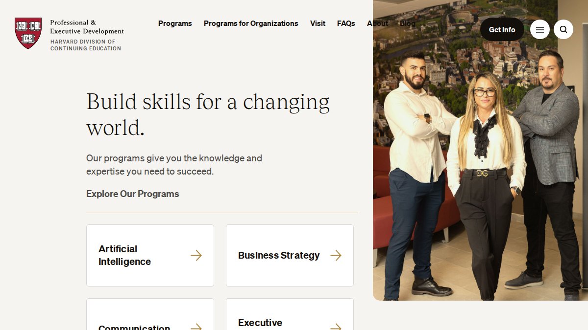 Professional & Executive Development | Harvard DCE