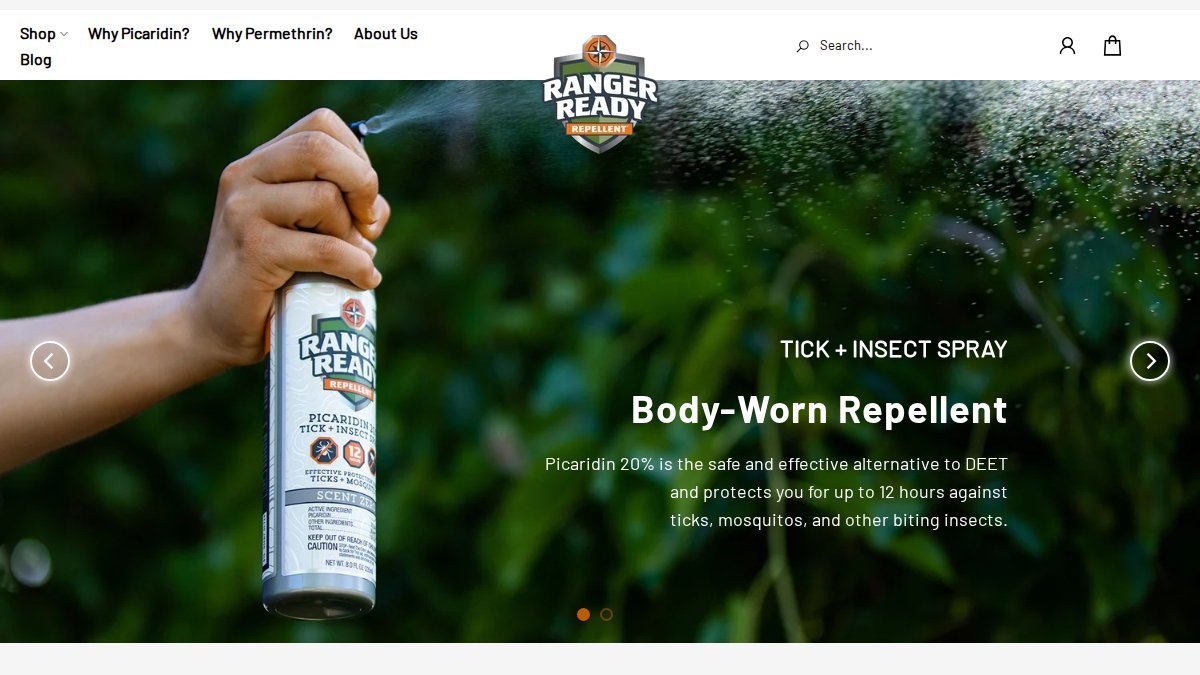 Screenshot of rangerready.com interface