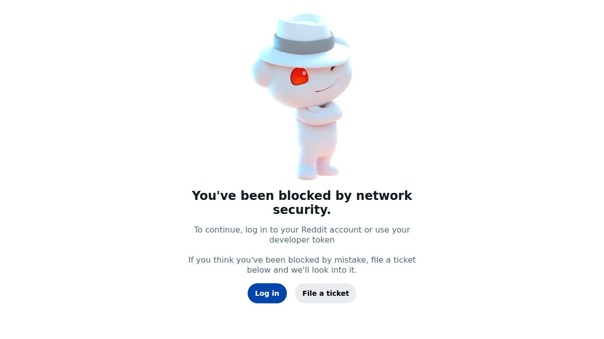 Screenshot of reddit.com interface