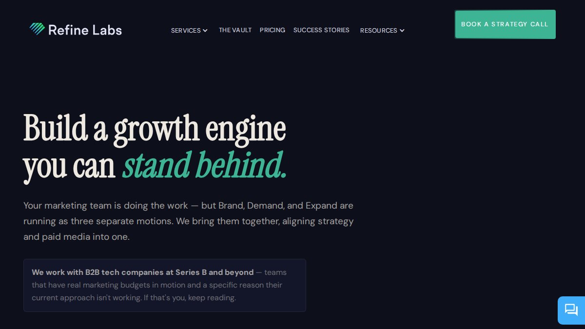 Refine Labs | B2B Demand Generation Agency — Brand, Demand, Expand