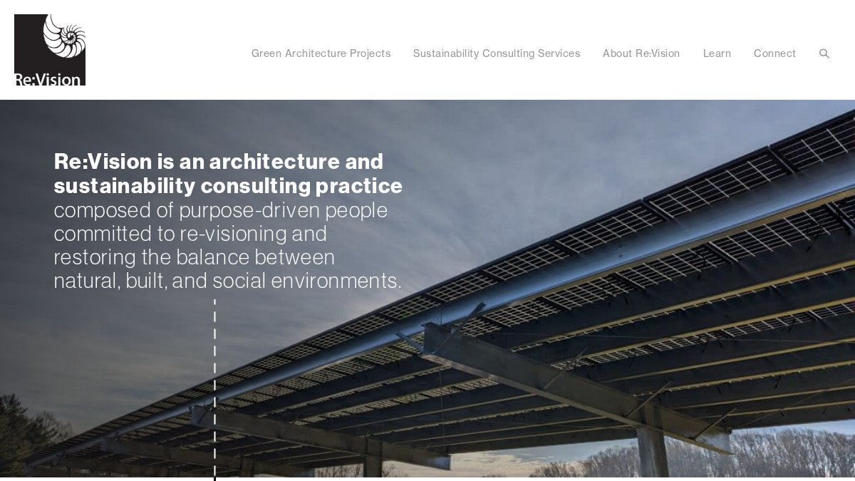 Screenshot of revisionarch.com interface